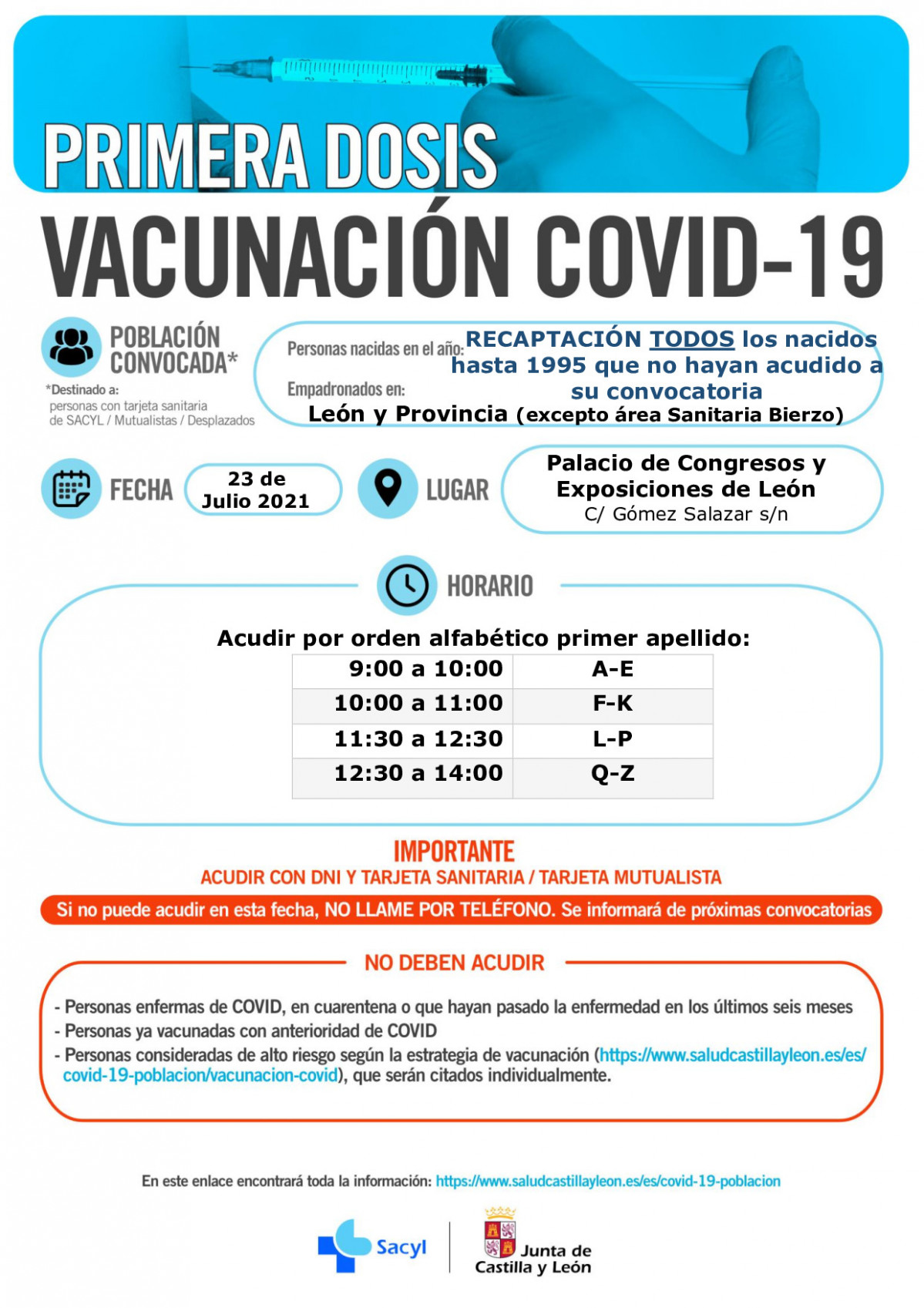 LEON 23JULIO2021 RECAPTACIONTODOSlosnacidoshasta1995quenohayanacudidoasuconvocatoria