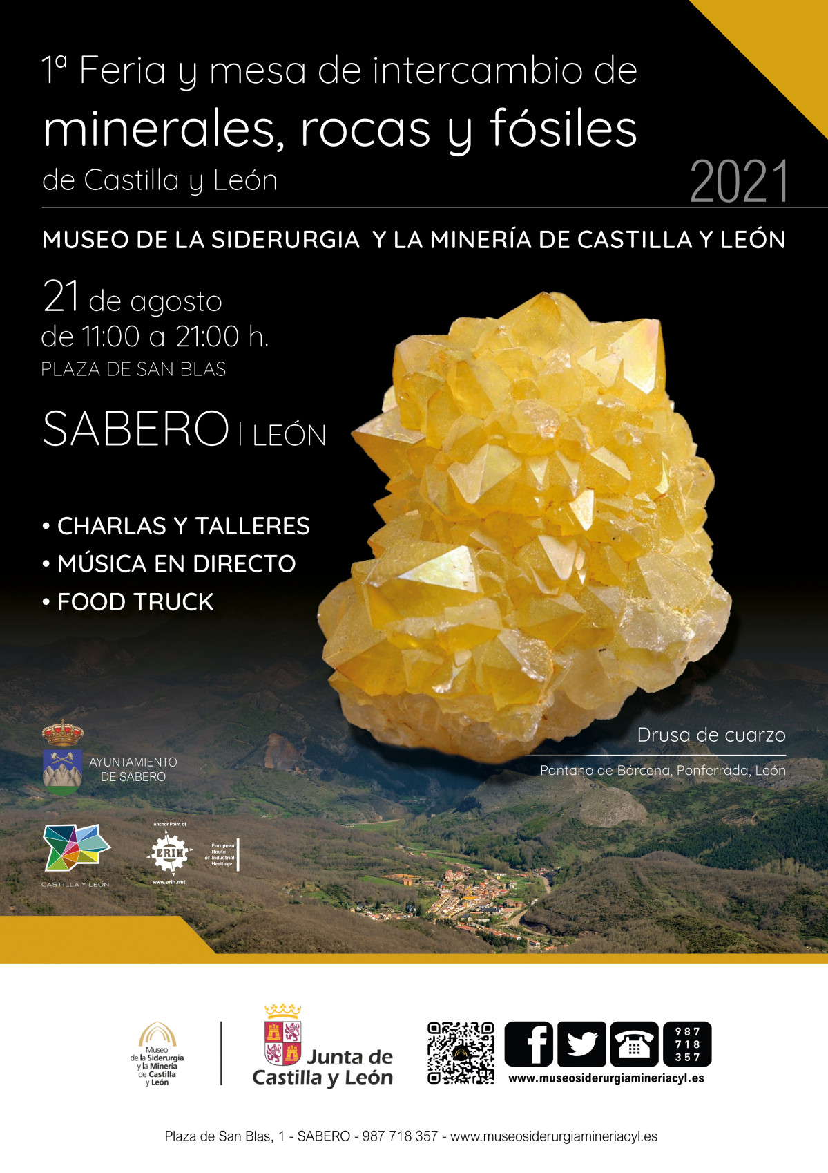 I Feria de minerales, rocas y fósiles