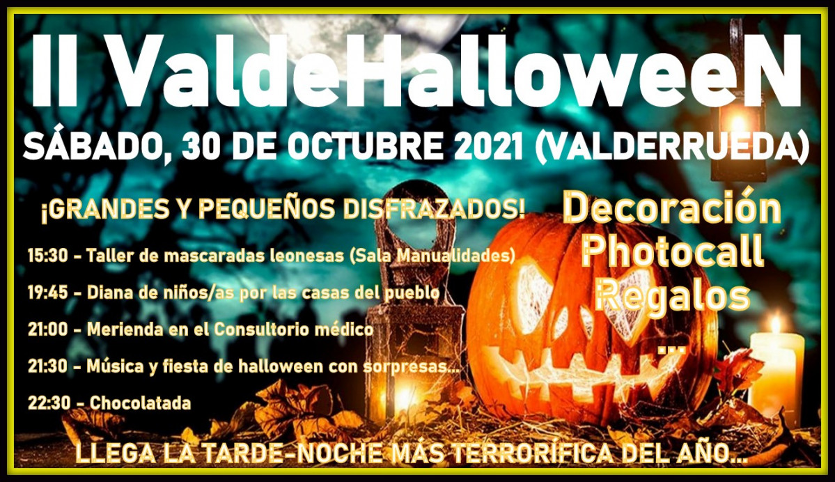 Fiesta Halloween Valderrueda 2021