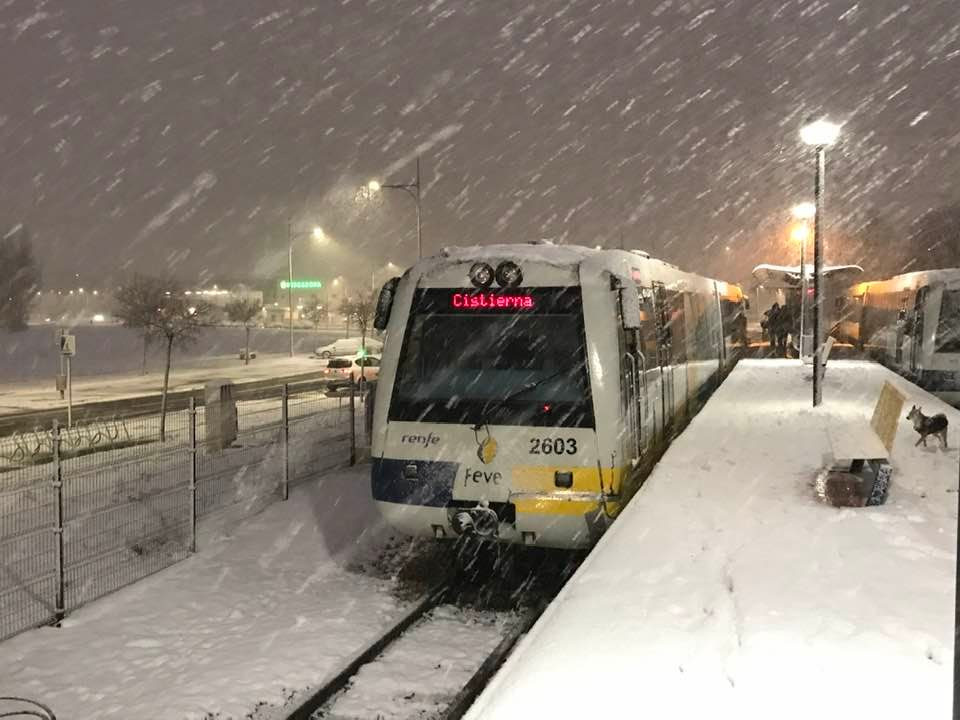 Tren de feve yolanda bandera nieve leon 2021 1