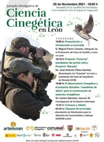 Cartel jornada ciencia cinegética