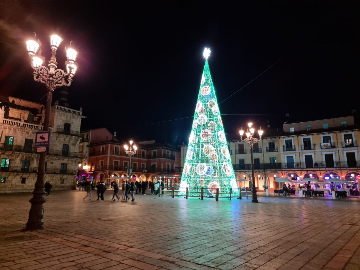 Plaza mayor leon diciembre 2021