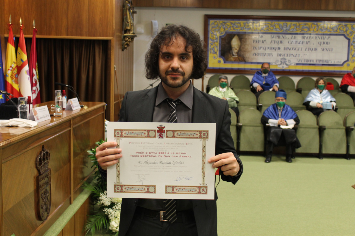 Alejandro Pascual Iglesias, ganador XXIV Edición Premio SYVA