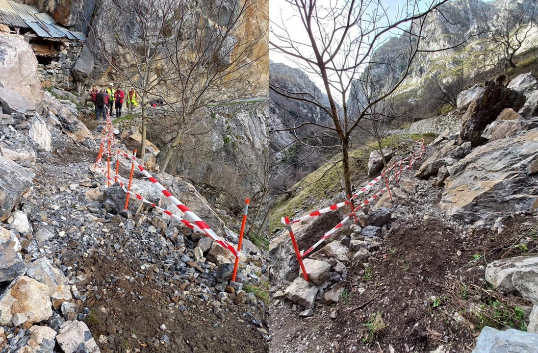 Ruta del cares obras argayo