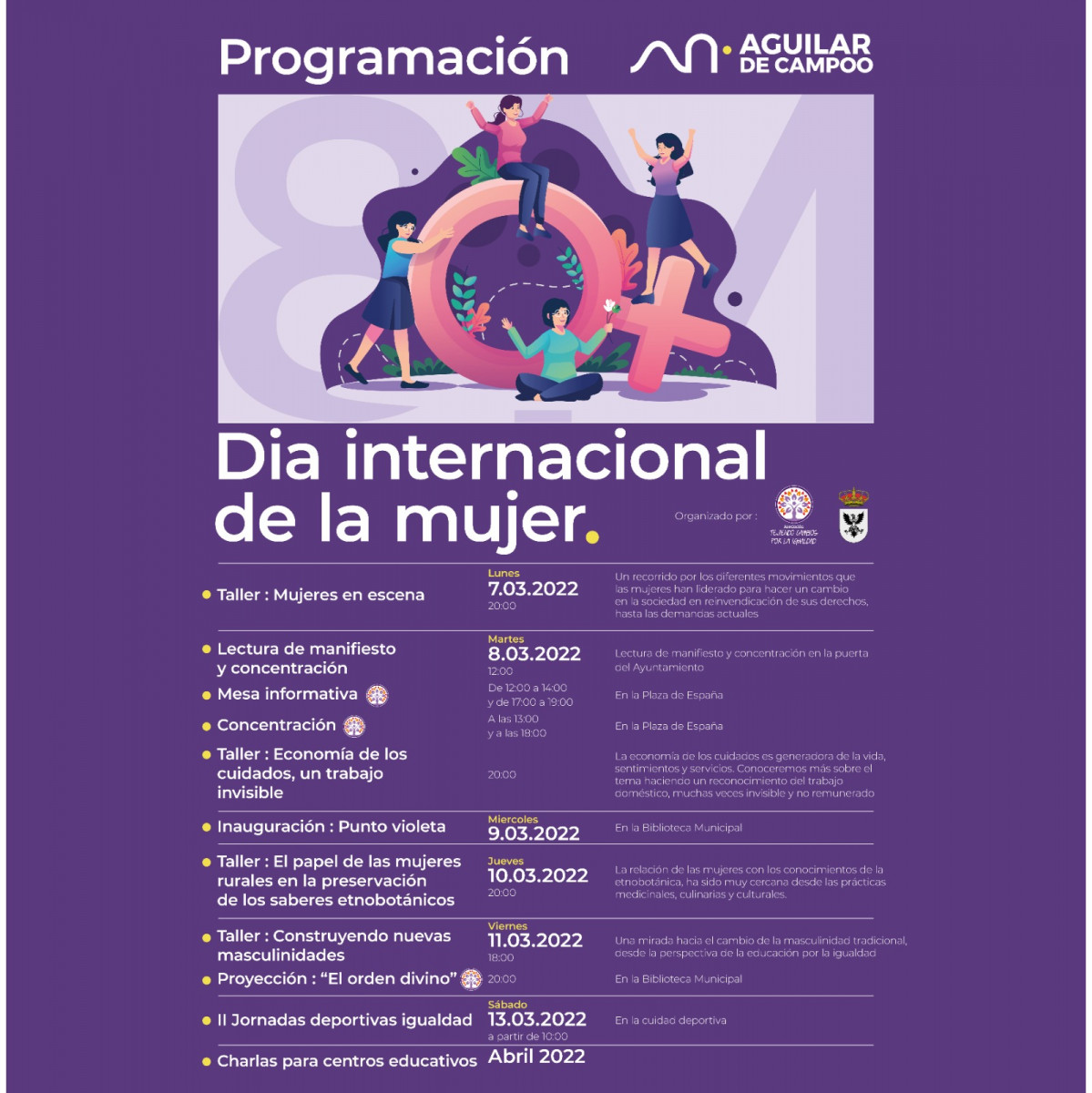 ACTIVIDADES Du00cdA DE LA MUJER