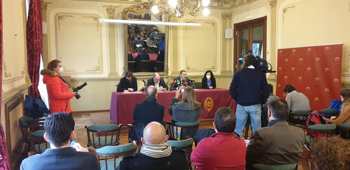 2022 03 09.  Mataix, Cantera, Fortis y Oviedo   acuerdo entre dos Plataformas
