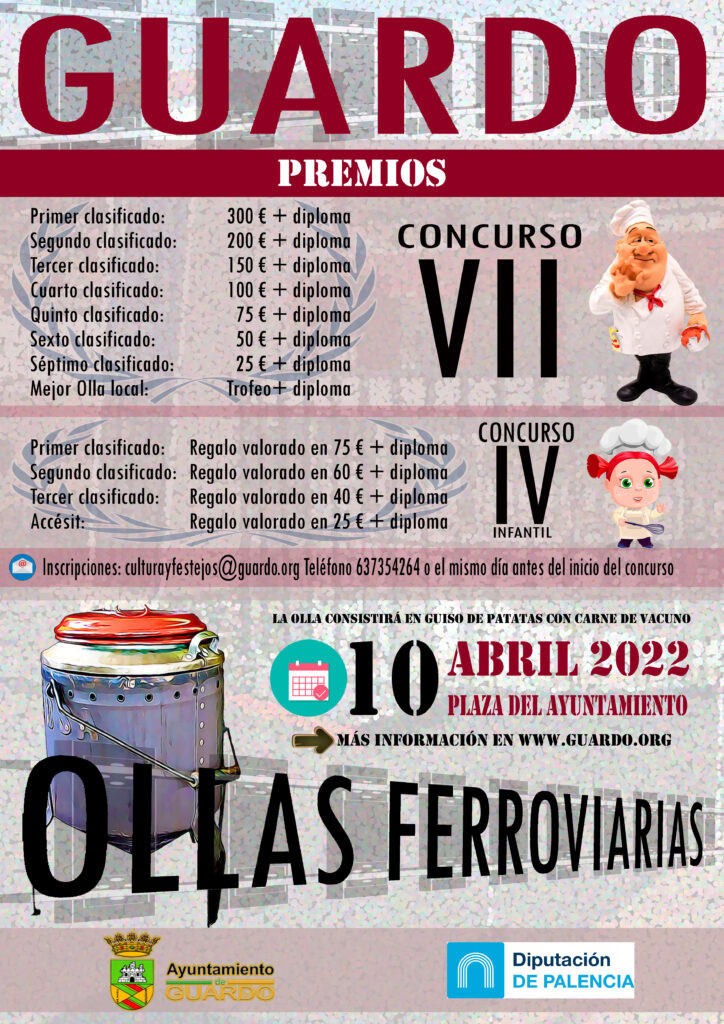 Cartel Concurso Ollas Ferroviarias Guardo 10 de Abril de 2022 1 724x1024