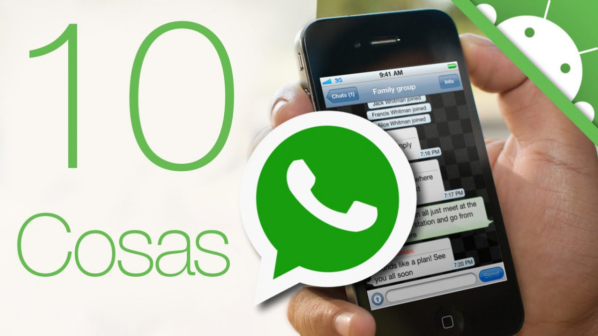10 Datos sobre WhatsApp que probablemente no sabu00edas