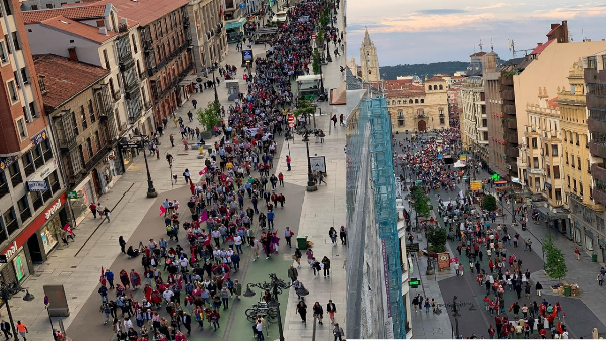 Manifestacion leon 12 mayo 22