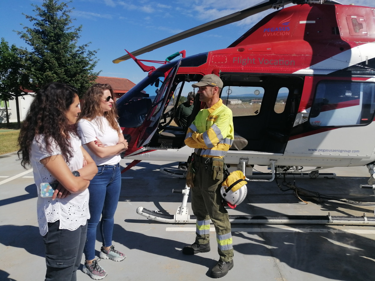 Visita base antiincendios Sahechores III