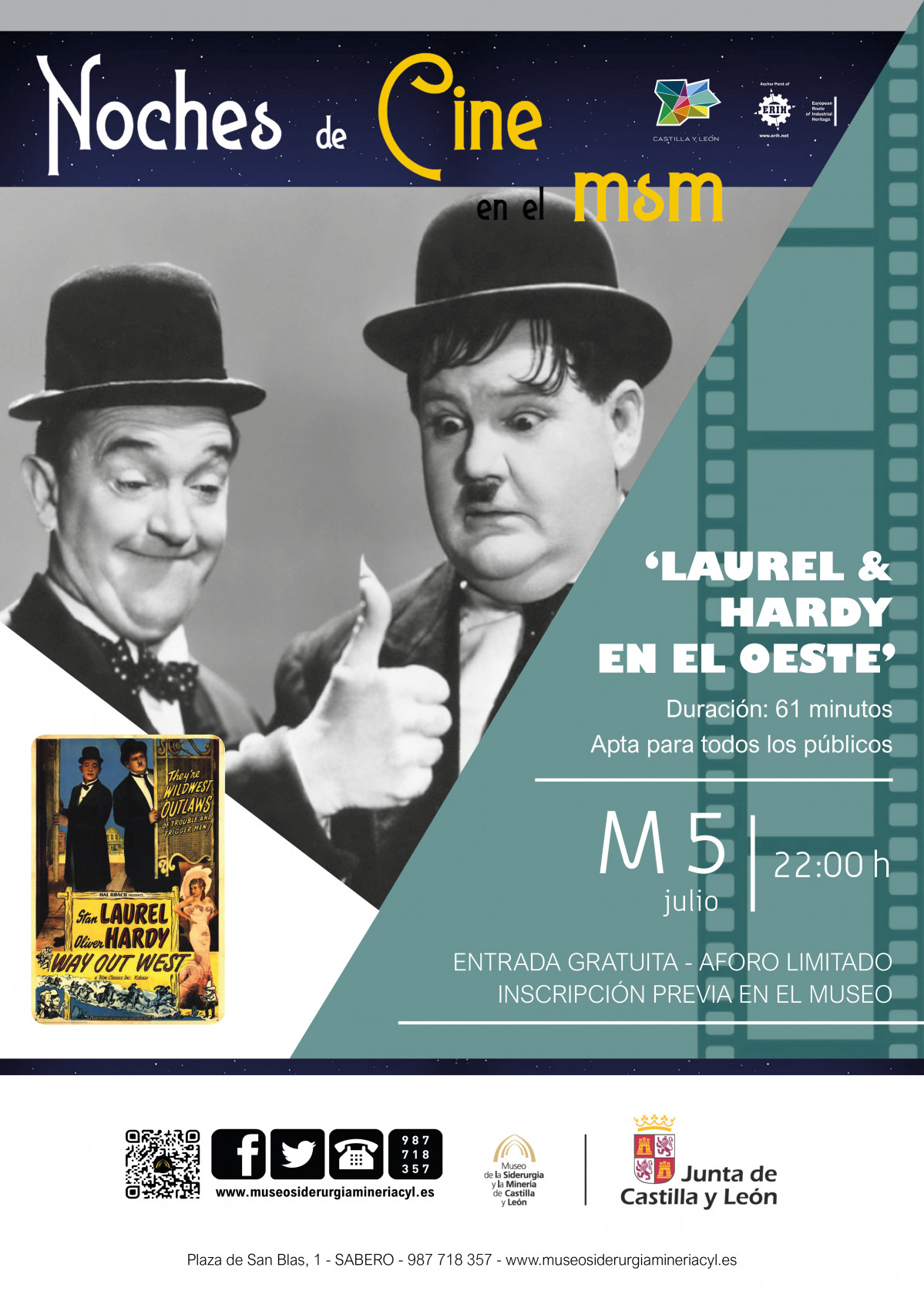 Noches de cine. Laurel y Hardy en el oeste