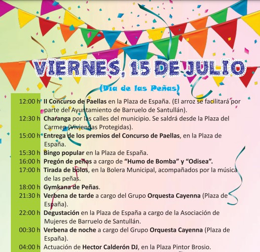 Fiestas del carmen barruelo 2 2022