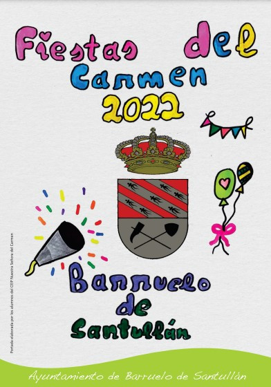 Cartel fiestas del carmen 2022 barruelo