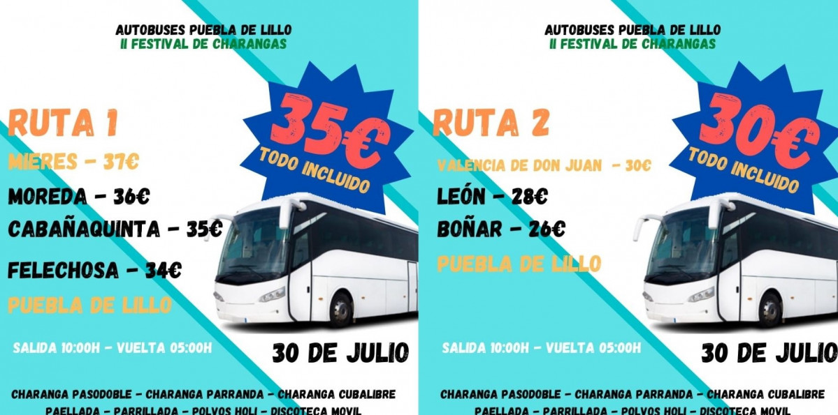 Autobus festival de charangas