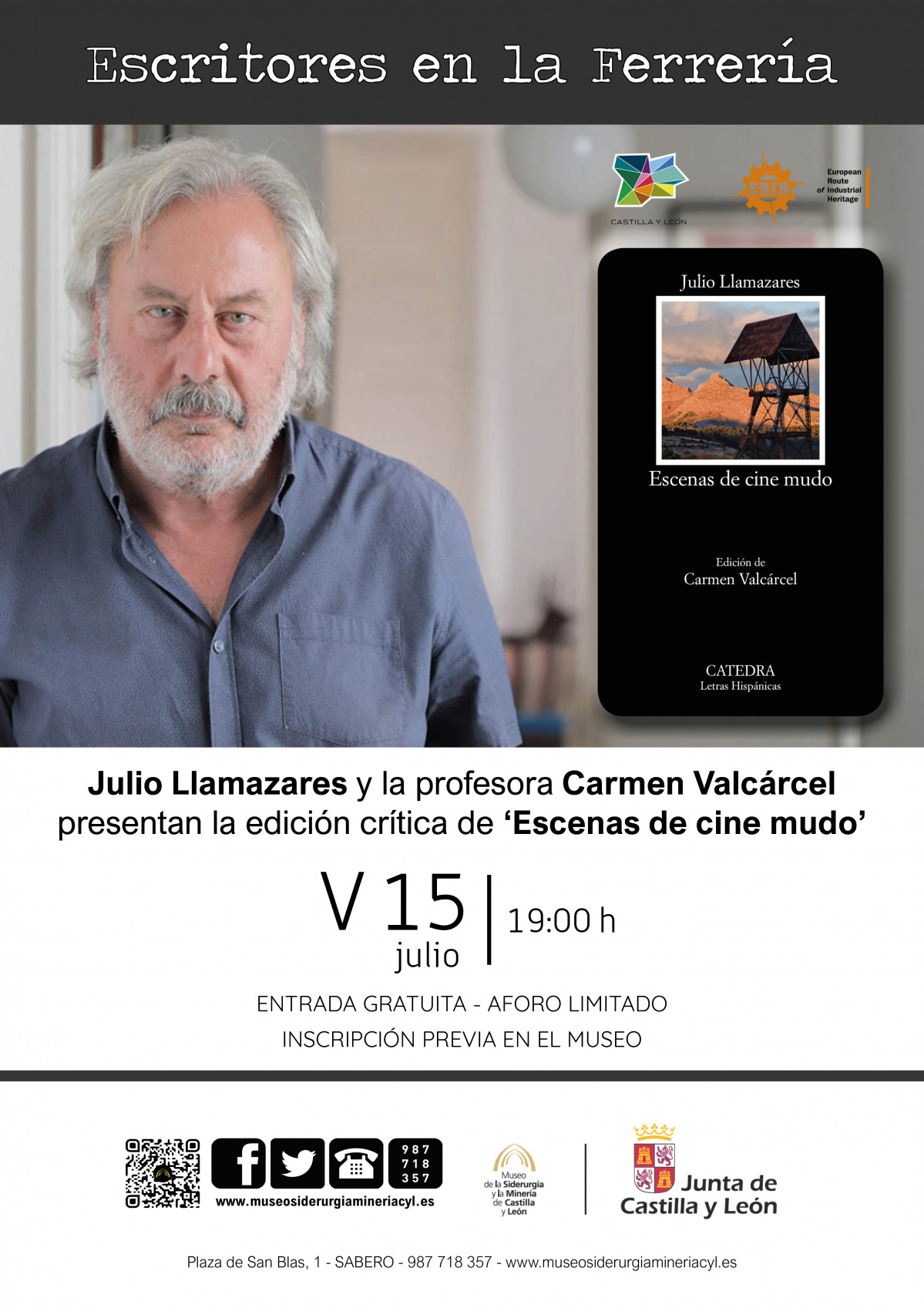 Escritores en la ferrería. Escenas de cine mudo