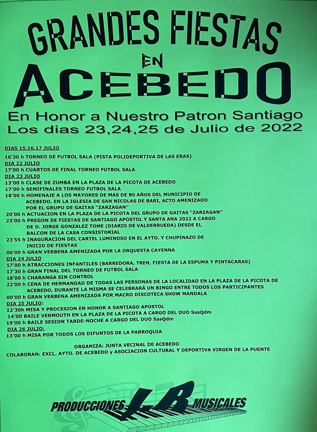 Fiestas acebedo