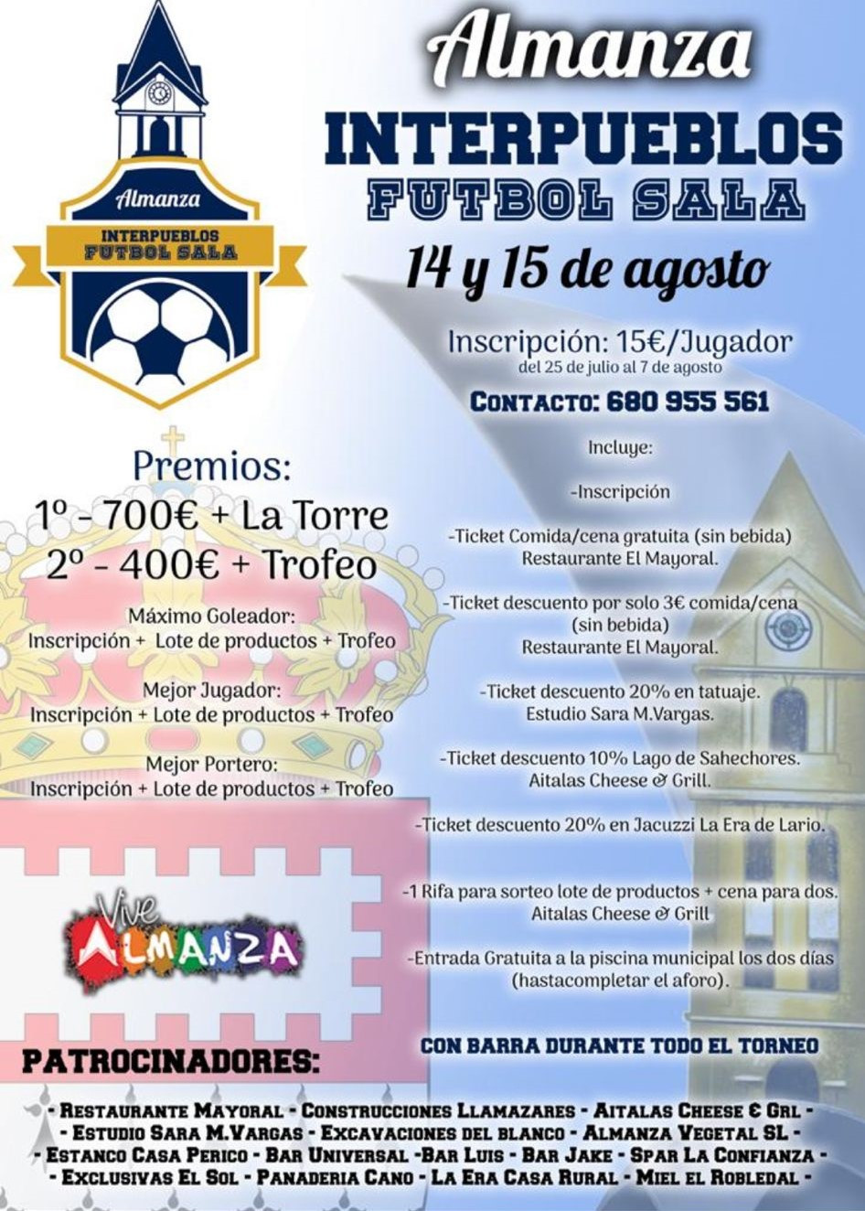 Torneo futbol sala interpueblos