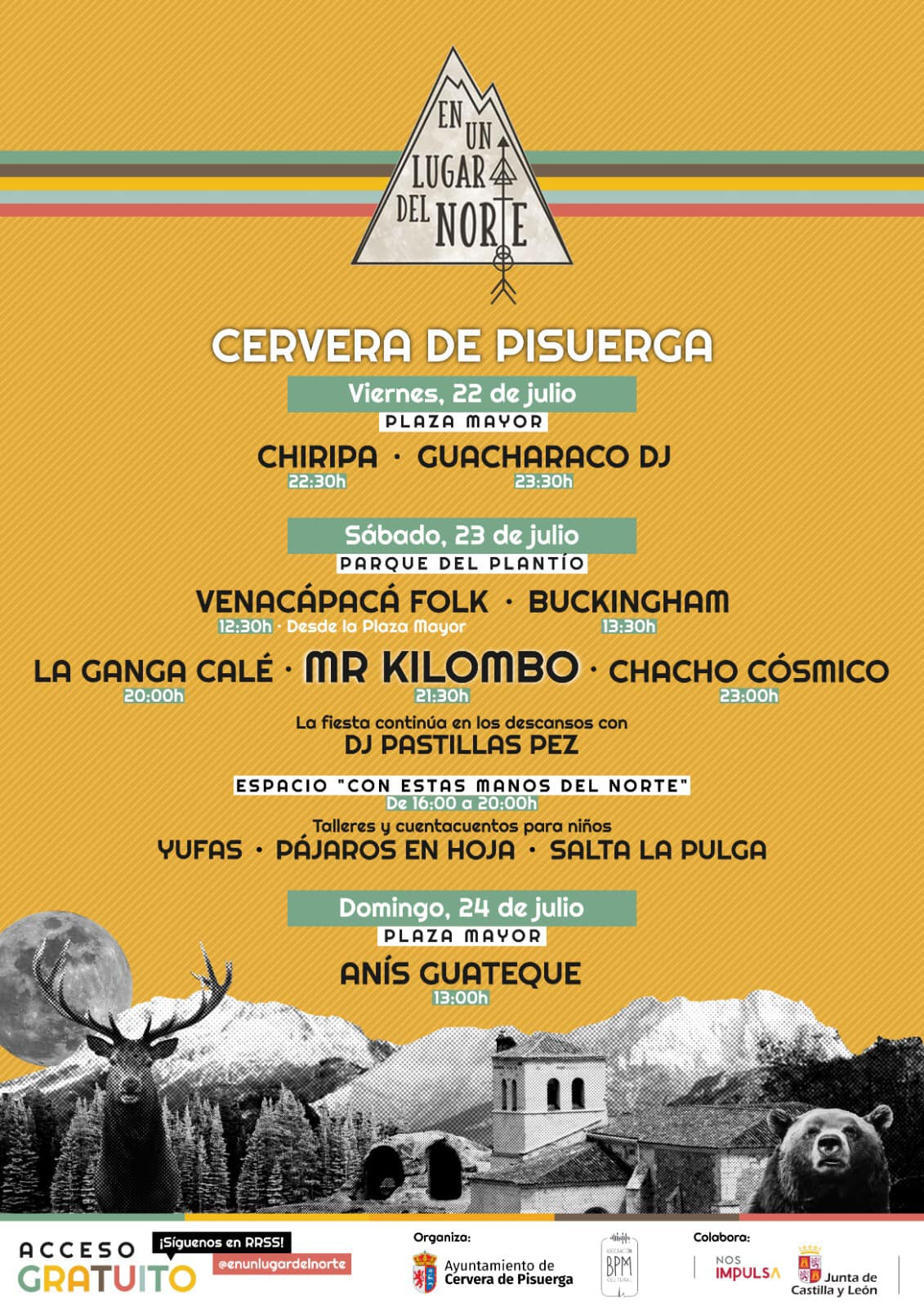 CARTEL EN UN LUGAR DEL NORTE CERVERA DE PISUERGA 2022