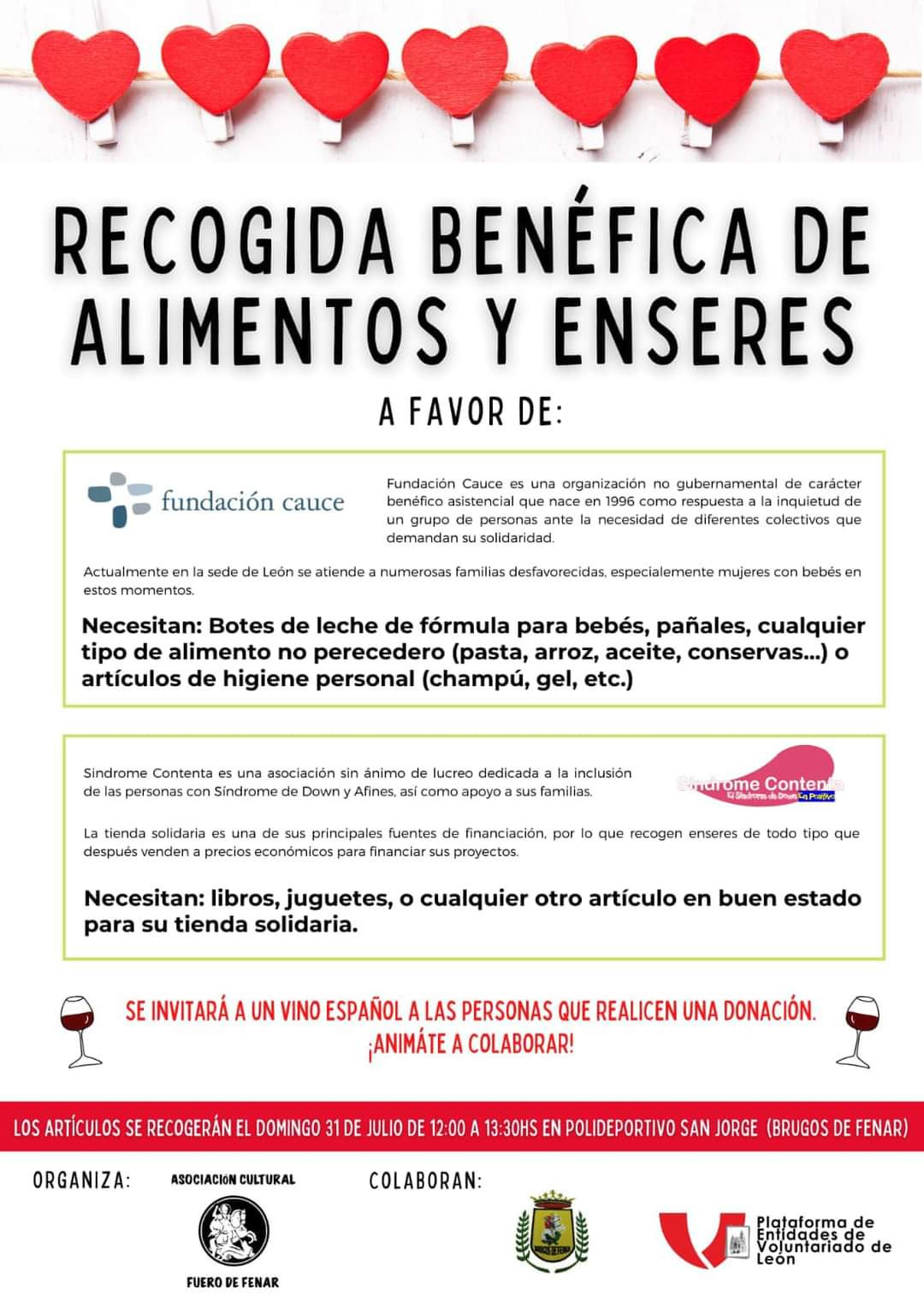 Recogida alimentos brugos