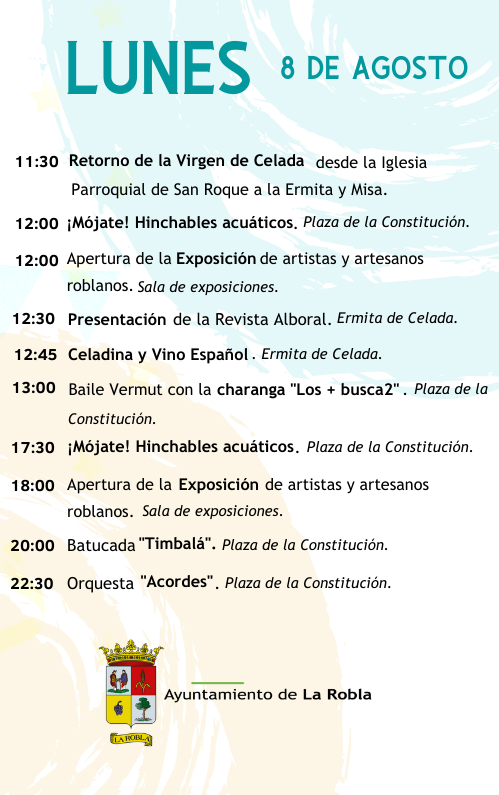 Programa fiestas la robla 4