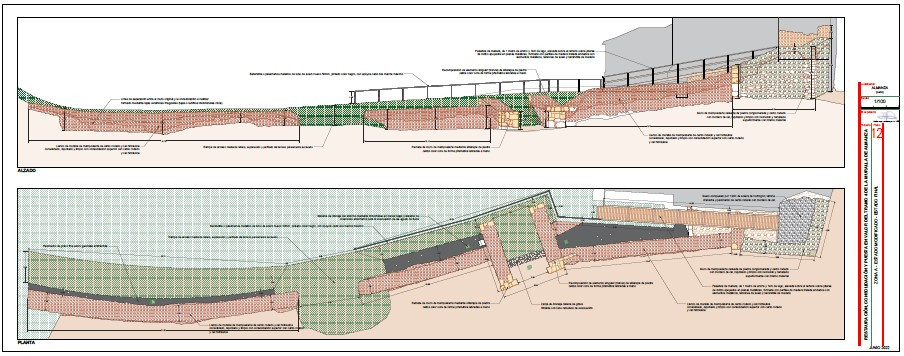 Plano muralla almanza