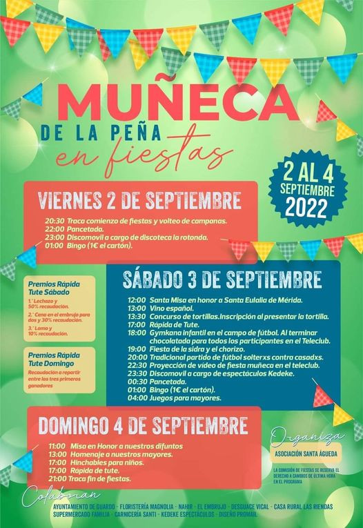 Cartel fiestas muu00f1eca