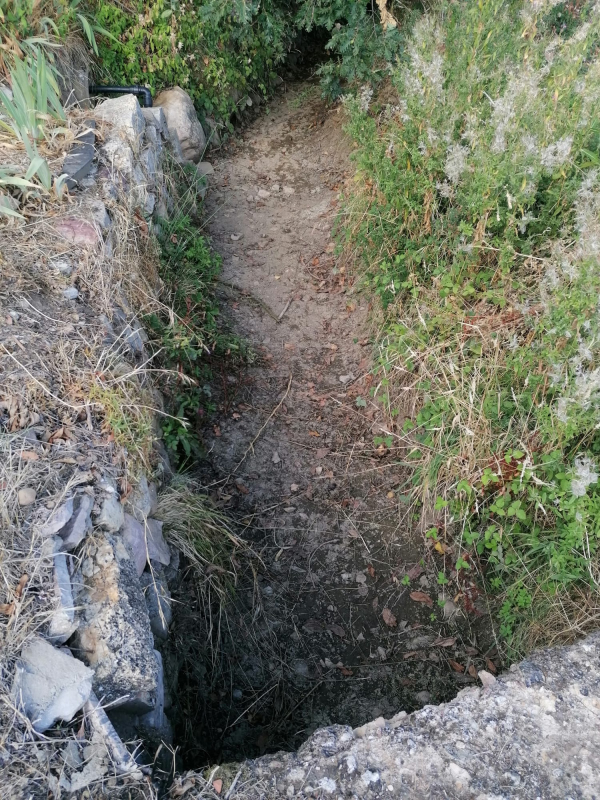 Canal riego valdepielago