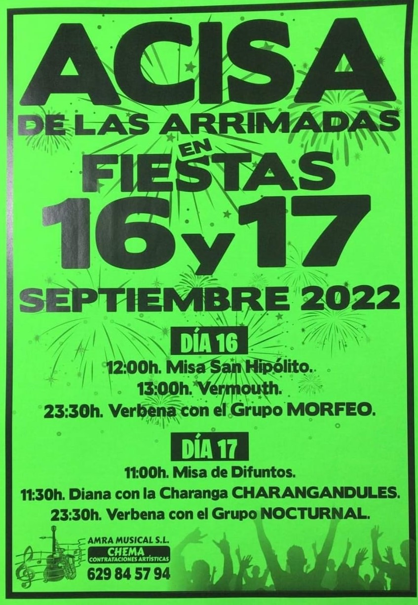 Fiestas acisa de las arrimadas