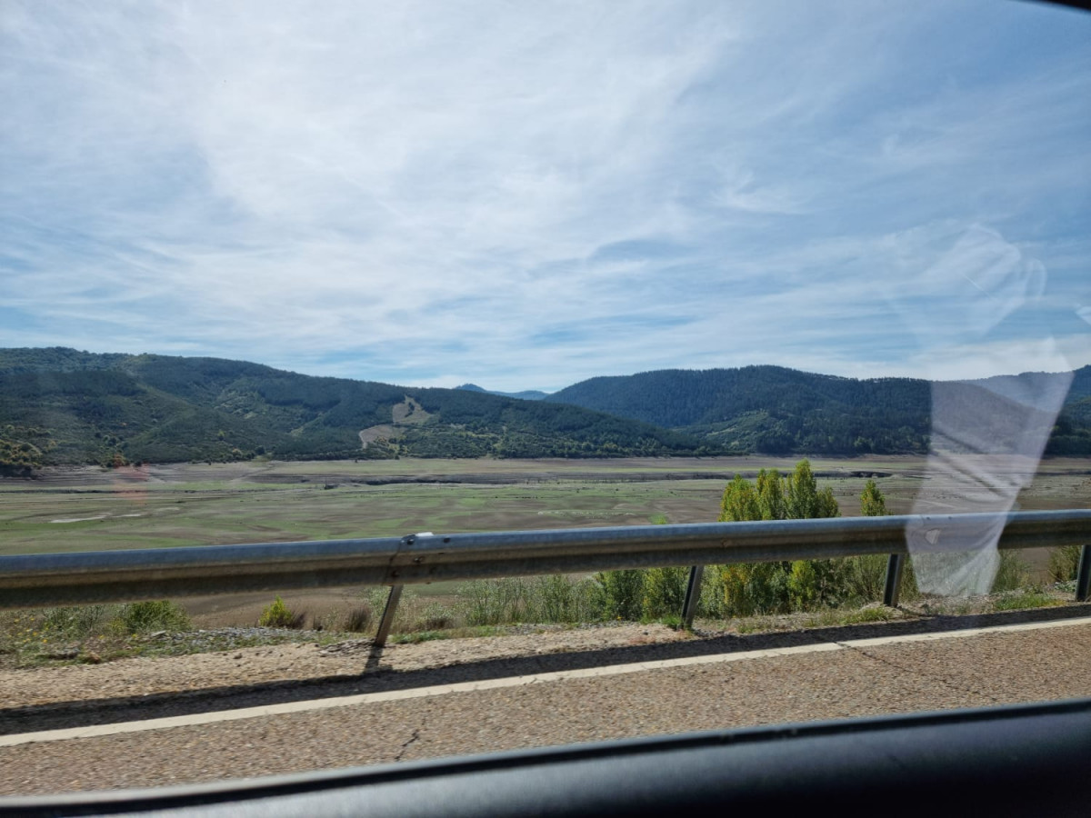 Pantano de riaño sequia septiembre 22 1