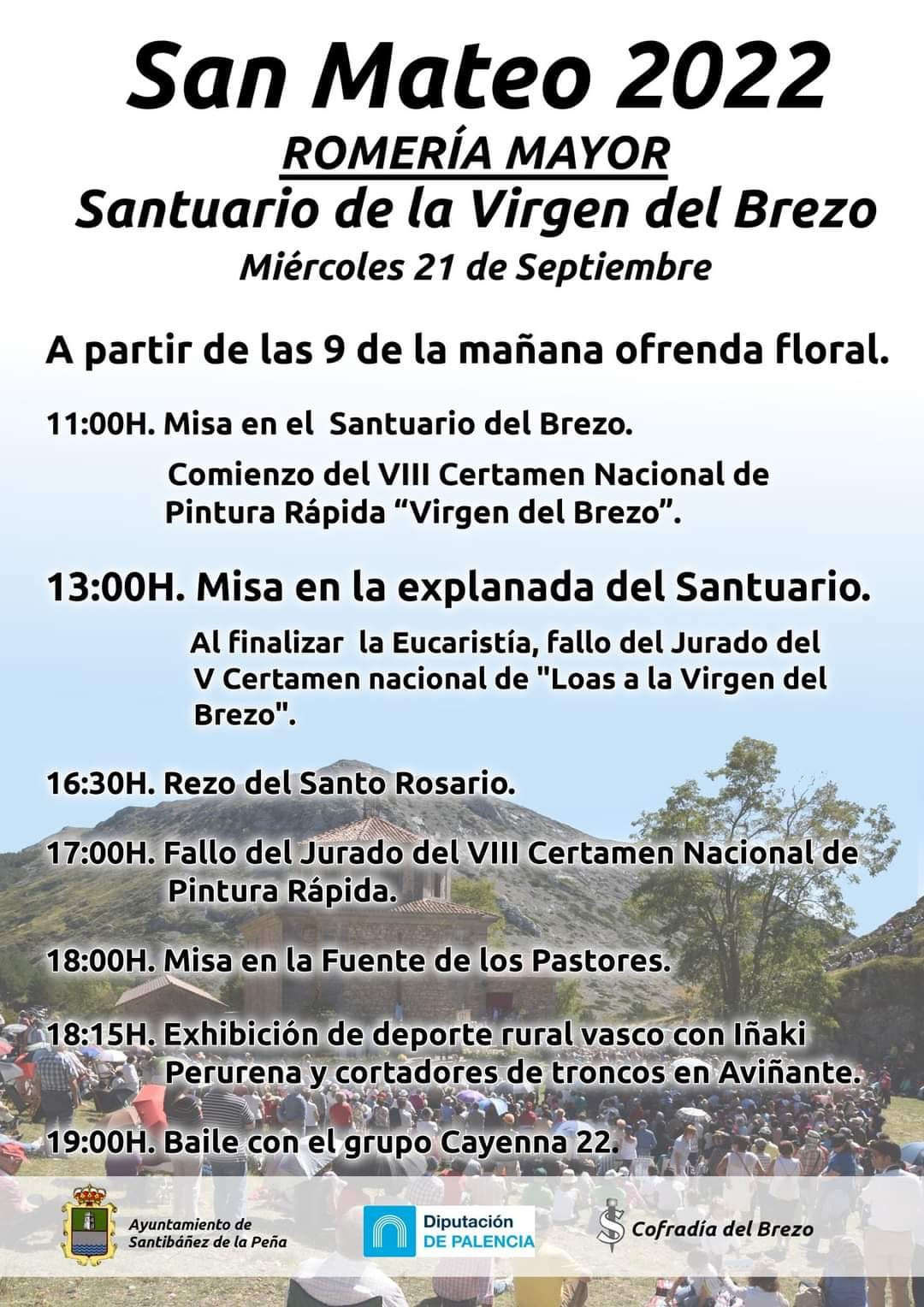 Cartel romeria virgen del brezo