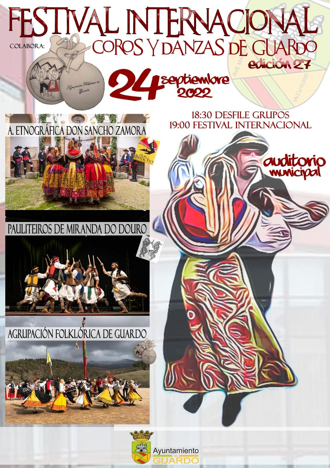 Cartel festival coros danzas