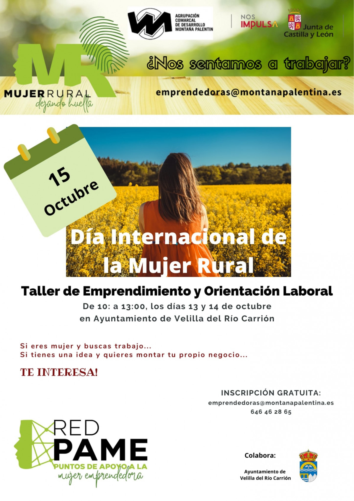 Cartel dia mujer rural