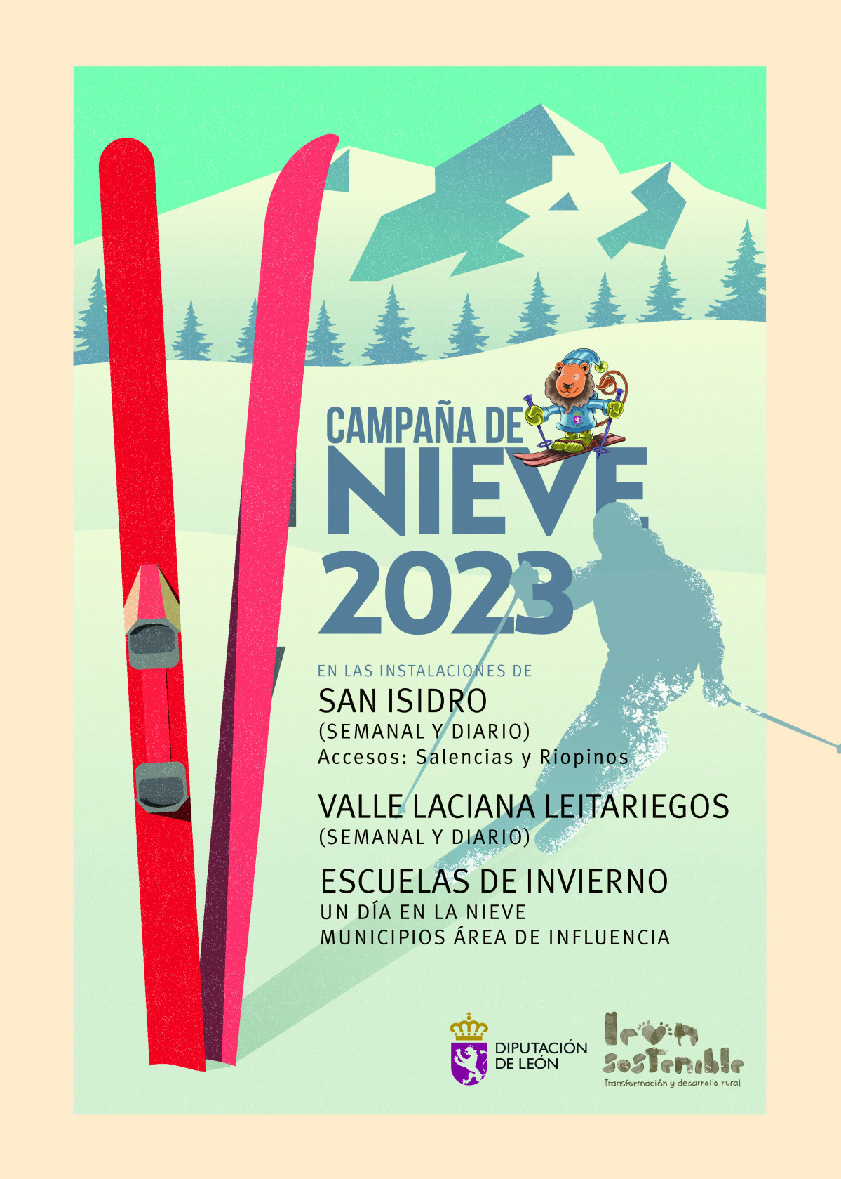 CARTEL CAMPAu00d1A NIEVE 2023