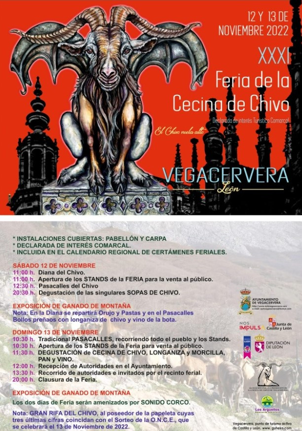 Feria de la cecina de chivo 2022 vegacervera