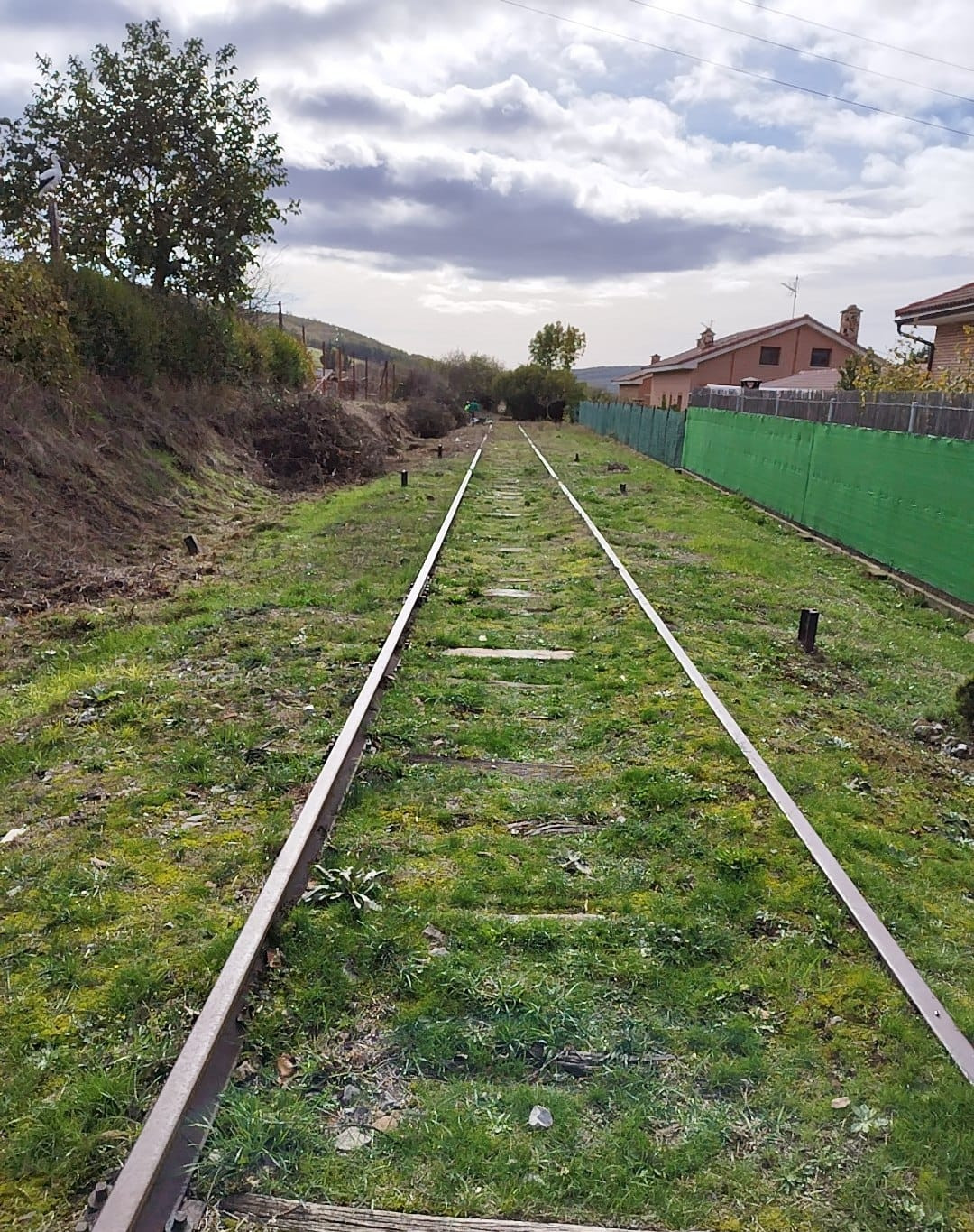 Via de tren barruelo