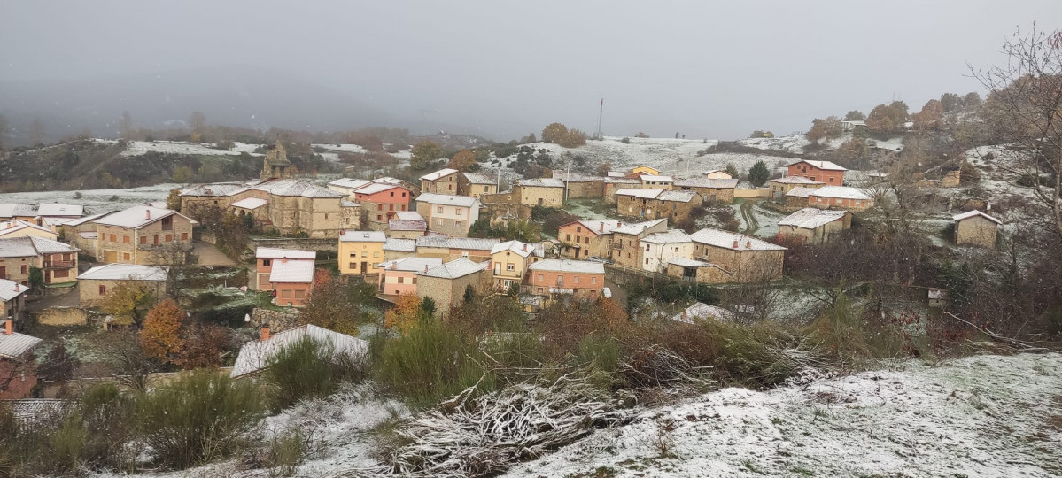 Villacorta primera nevada 2022