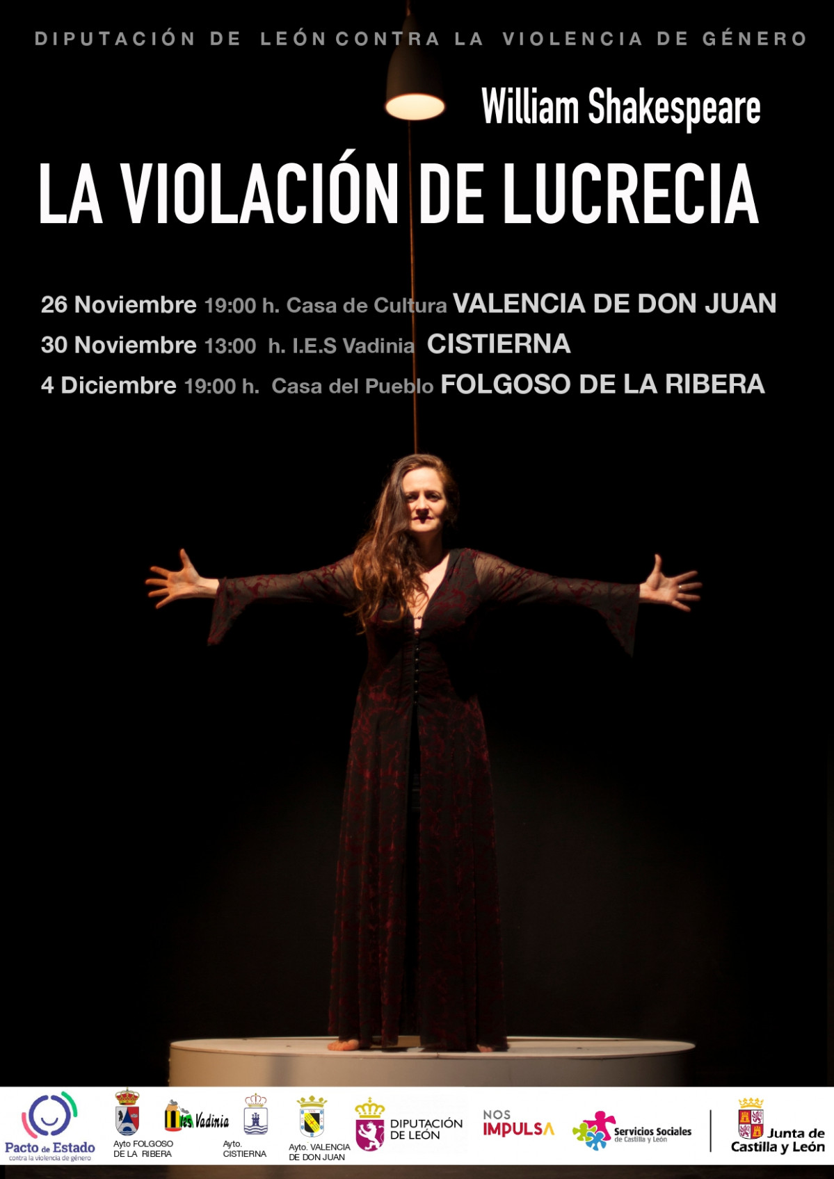 Cartel obra la violacion de lucrecia