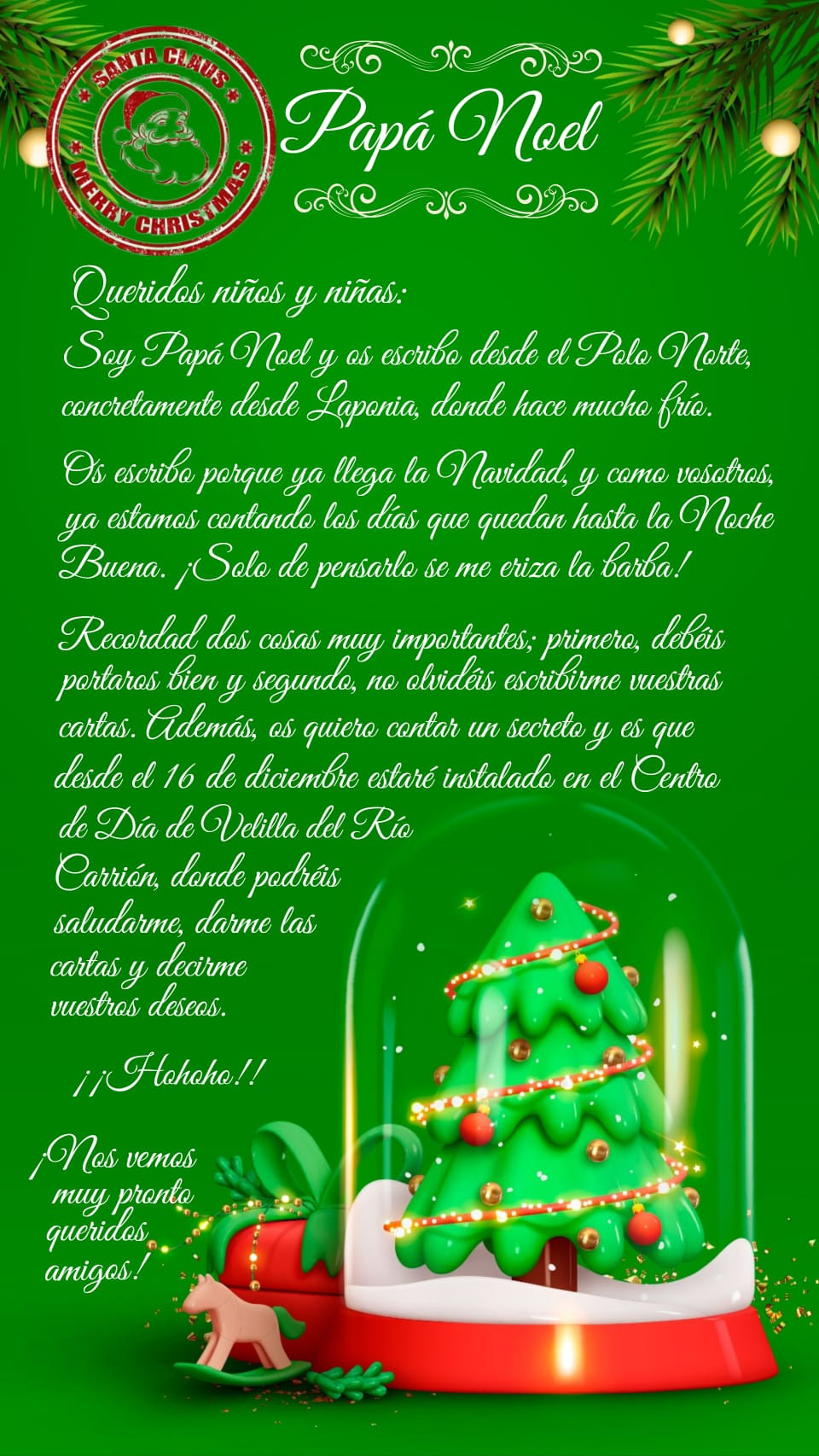 CARTA PAPA NOEL