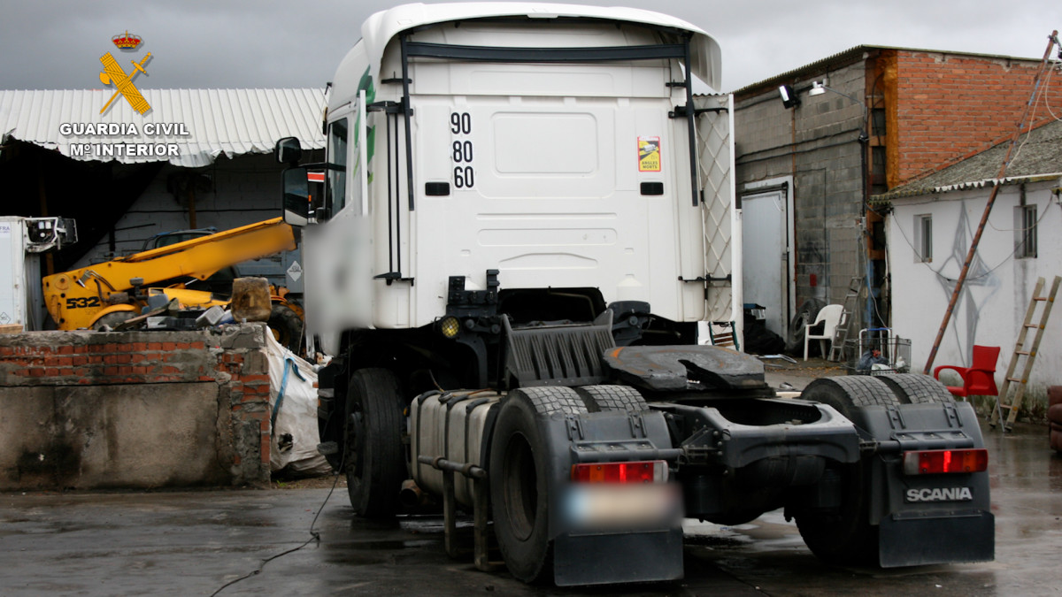 Op sawtruck  guardia civil palencia