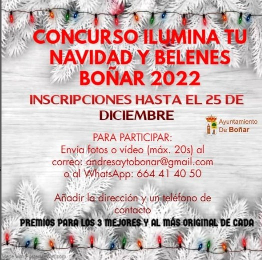 Concurso belenes navidad bou00f1ar