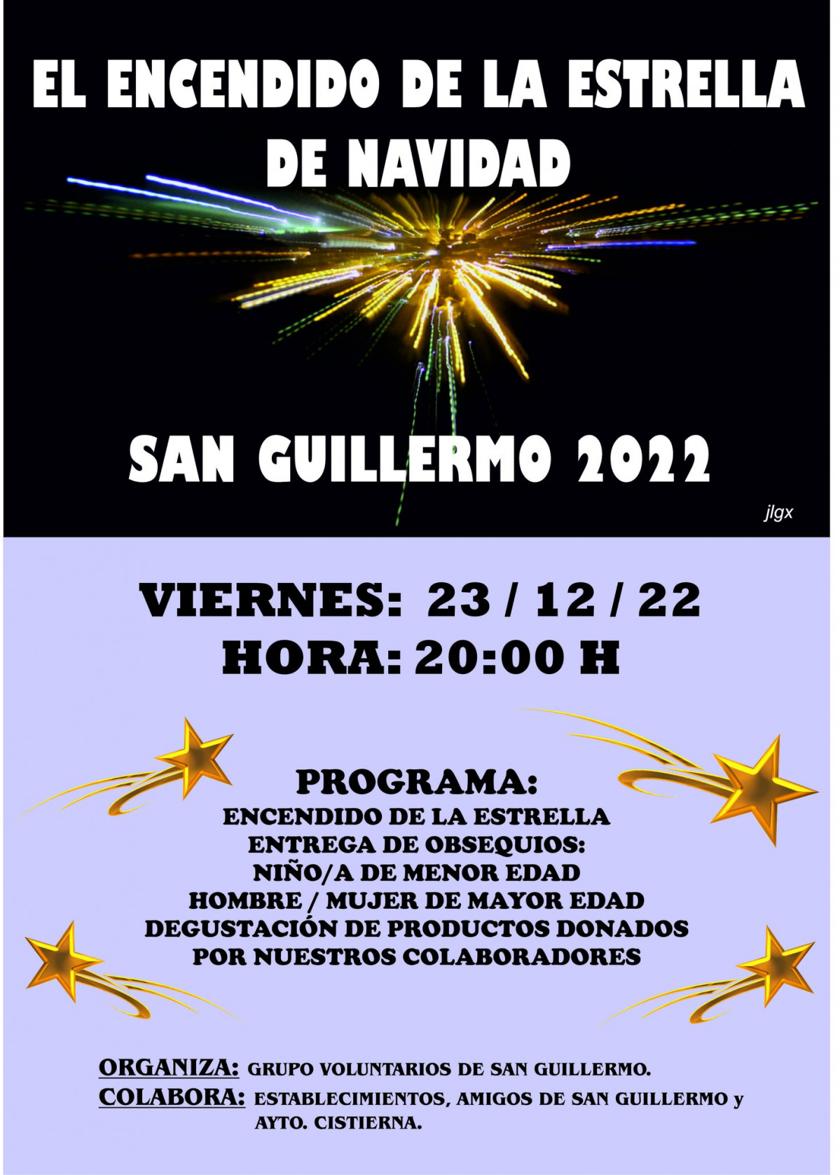 Encendido de la estrella san guillermo