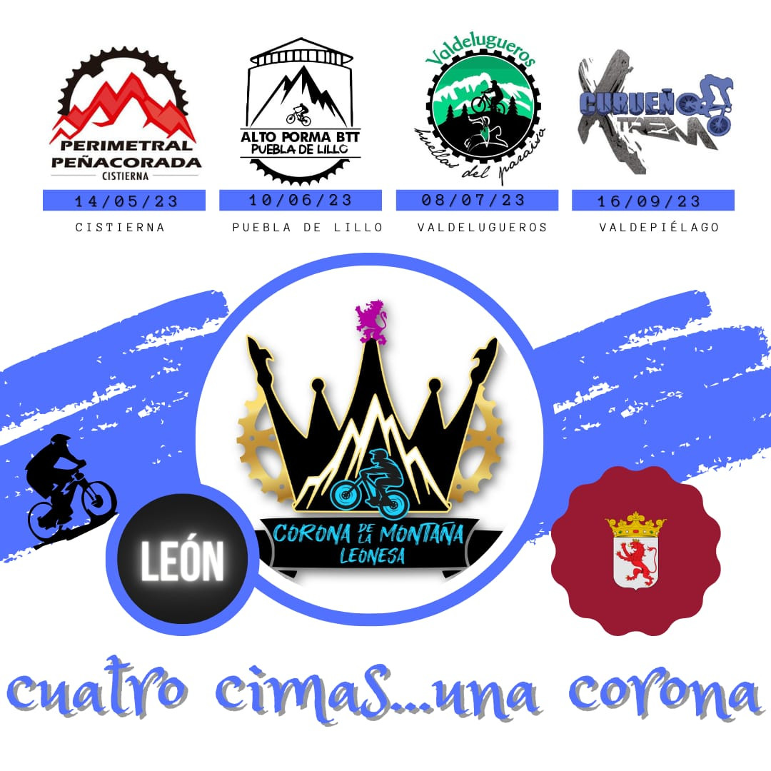 Cartel corona de la montau00f1a leonesa