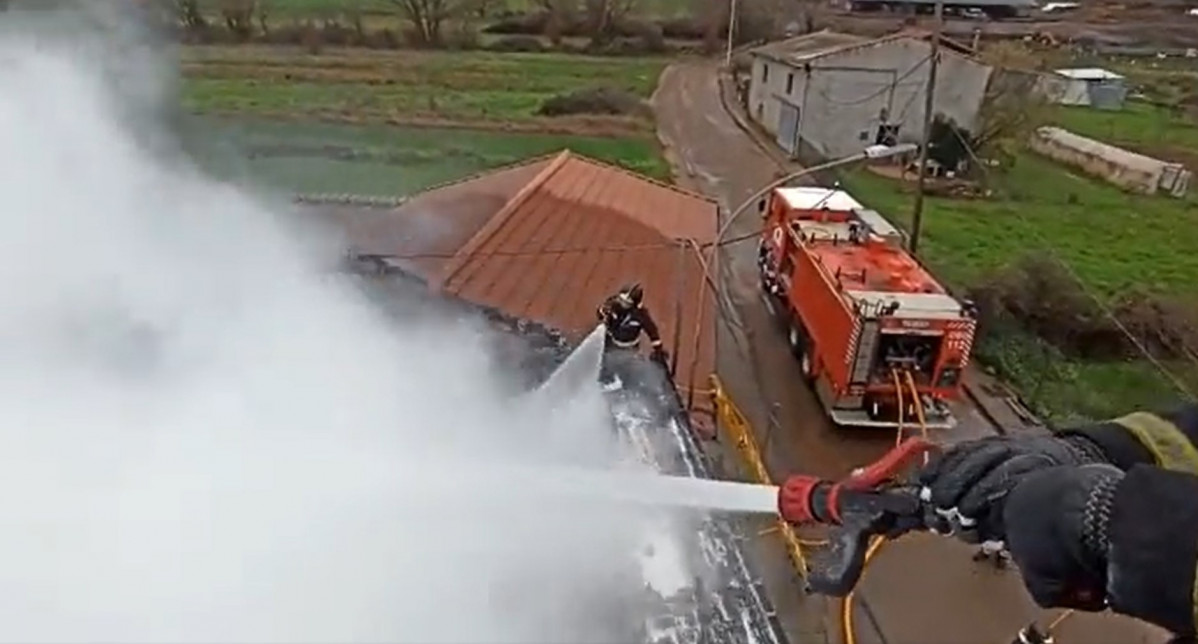 Incendio quintanilla de rueda