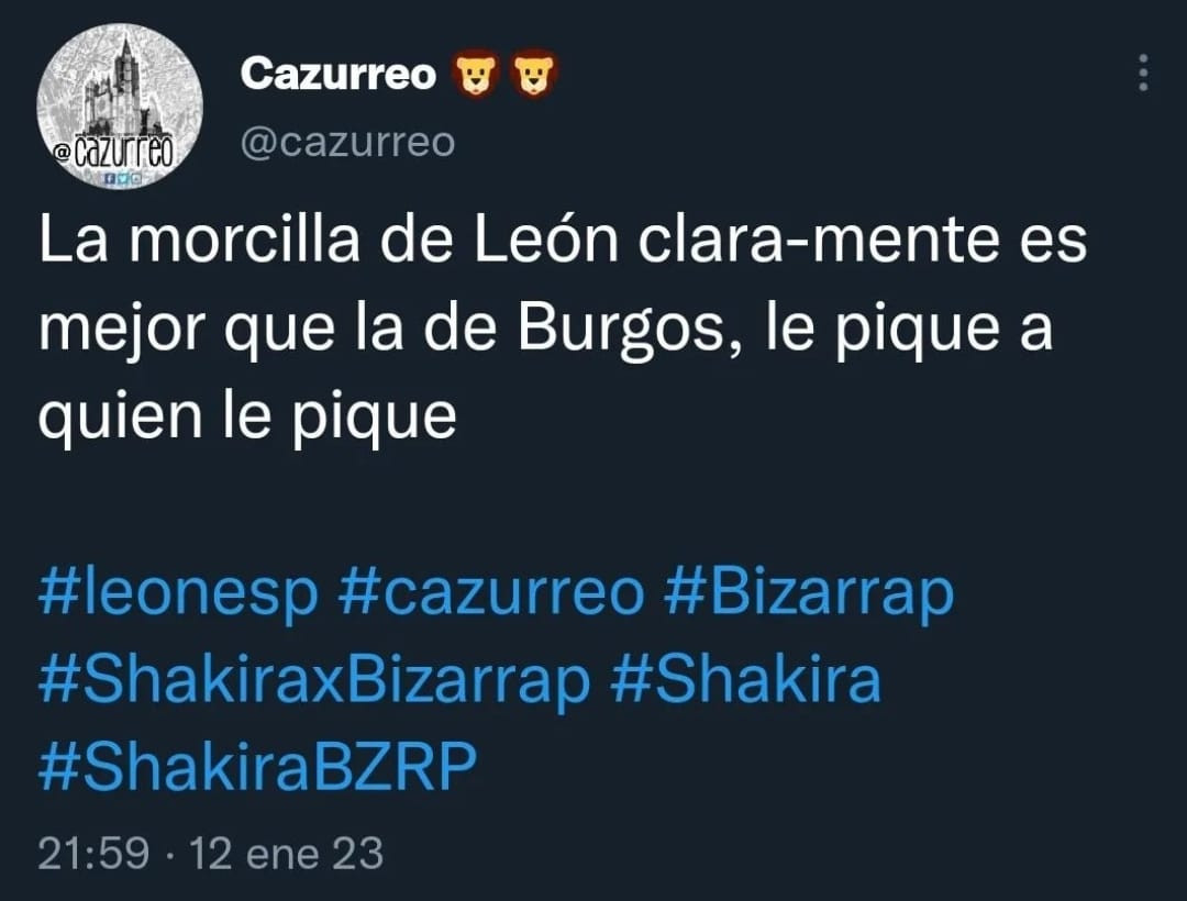 Cazurreo morcilla de leon shakira