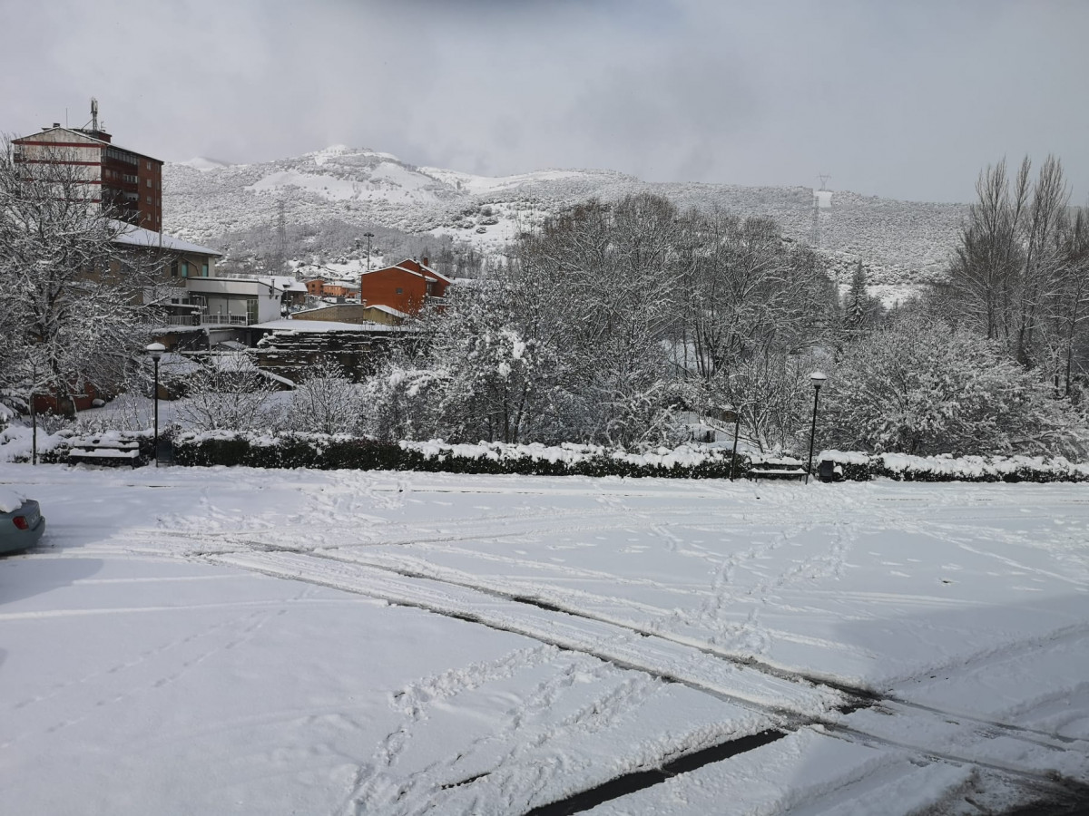 La robla primera nevada 2023 1 Sara Fernandez