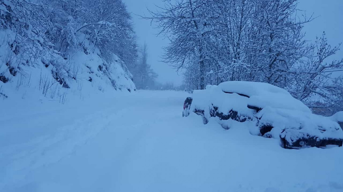 Puerto de panderrueda nieve enero 2023 aitor guerra