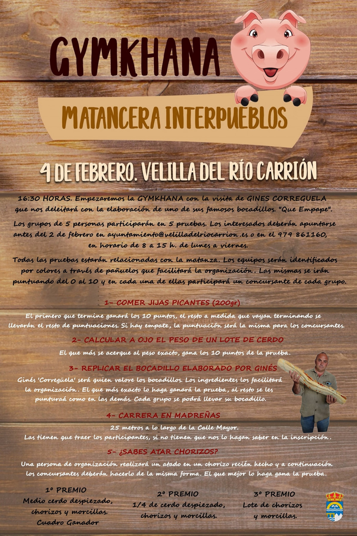 Cartel gymkhana matancera interpueblos velilla