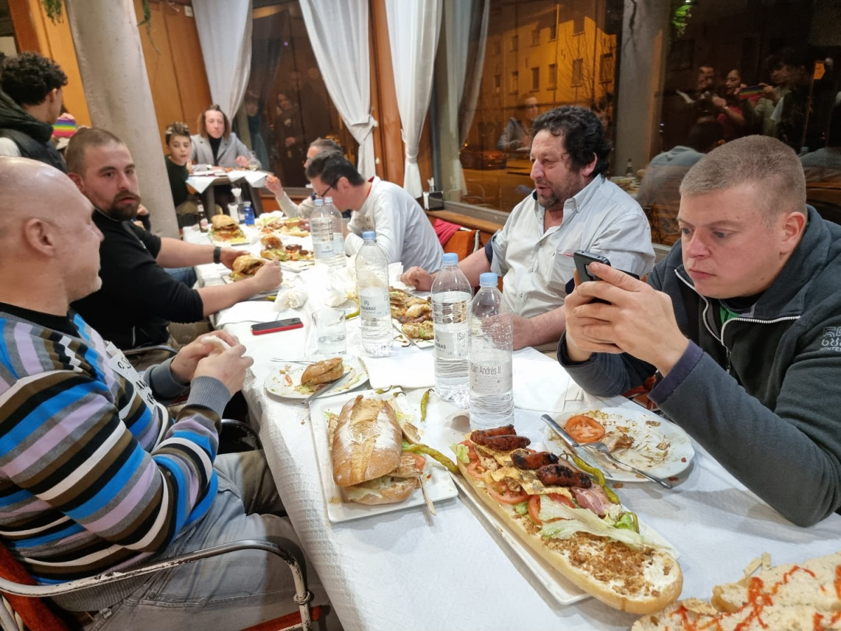 Primera jornada reto bocadillo 2,5kg puente almuhey