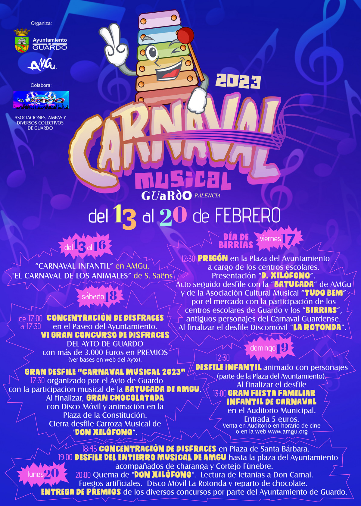 AMGu. Carnaval Musical (Cartel)