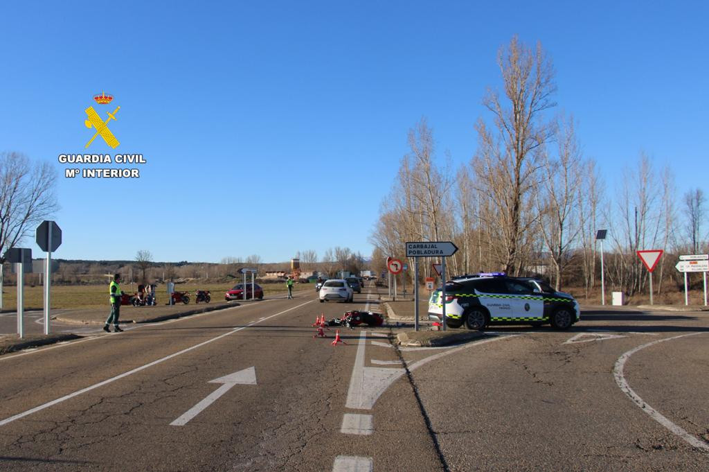 Accidente de trafico motorista fallecida cruce sariegos